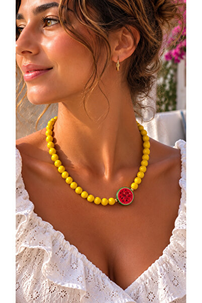 nevaastil takı & aksesuar Fruit Summer Women's Necklace Bead Necklace Waterme...