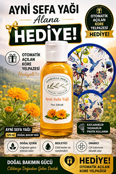 Aynı Sefa Yağı 120 ml + Hediye Otomatik Açılan Katlanabilir Kore Yelpazesi