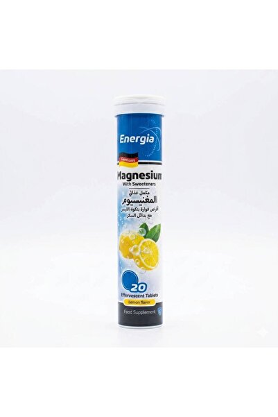 Energia مغنيسيوم ليمون - 20 قرص فوارة