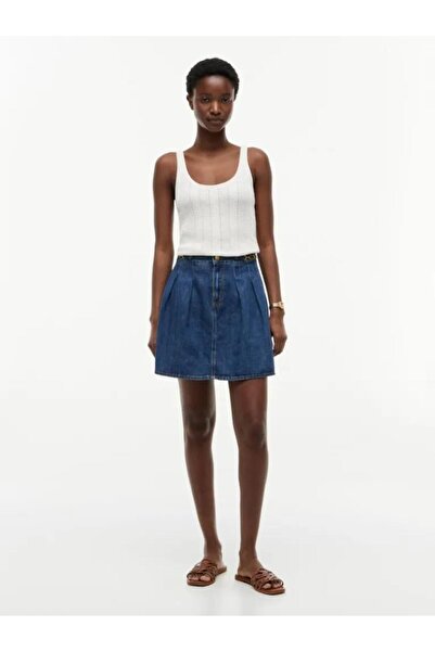 Tommy Hilfiger PLEATED SKIRT CAM MID RW
