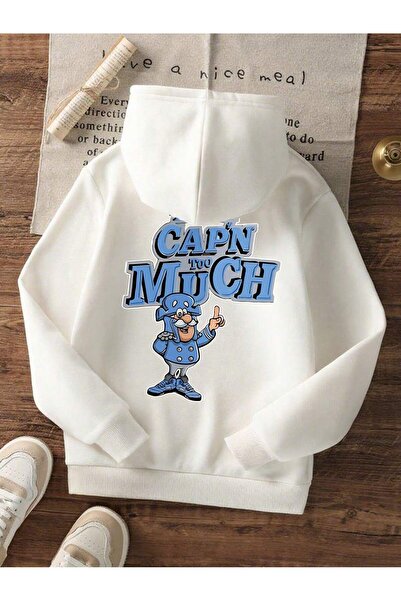SVART WEAR Hanorac cu glugă pentru copii Cap'n Too Much, imprimat, din bumbac...