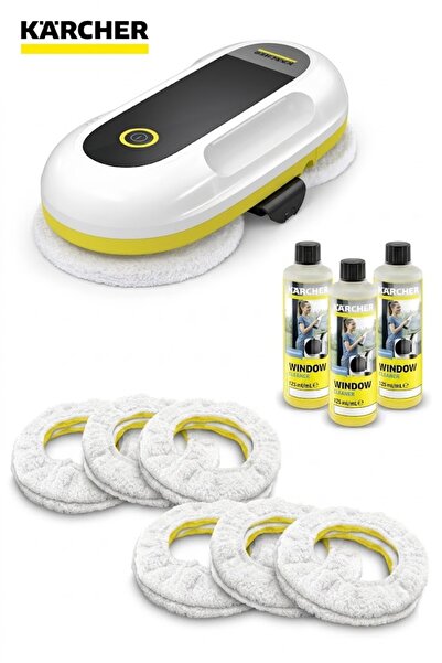 Karcher RCW 2 Extra Akıllı Cam Temizleme ve Silme Robotu + 2 Adet Cam Solüsyonu