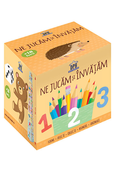Editura DPH Set Educativ - Joacăm și Învățăm - Forme, Fructe, Obiecte, Numere...