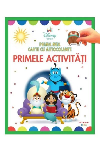 Litera Prima mea carte cu autocolante. Primele activitati