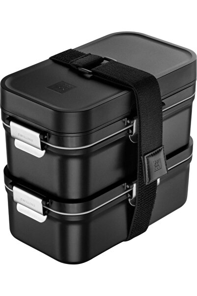 ZWILLING FRESH & SAVE 2 Cutii de prânz cu vid, Negre