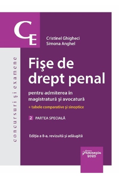 HAMANGIU Fise de drept penal pentru admiterea in magistratura si avocatura Vo...