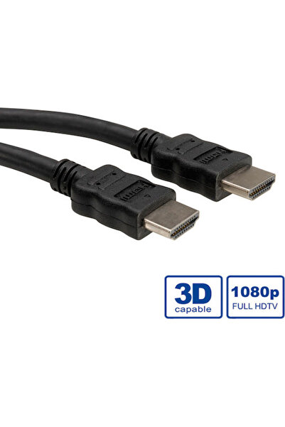 Roline Καλώδιο HDMI Αρσενικό σε Αρσενικό 5μ Μαύρο Κωδικός: 11.04.5575