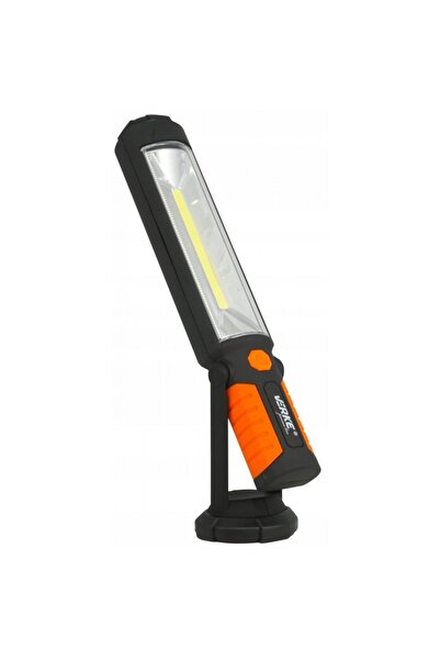 VERKE LAMPĂ DE LUCRU PUTERNICĂ REÎNCĂRCABILĂ, LANTERNĂ COB LED, CU CÂRLIG, MA...