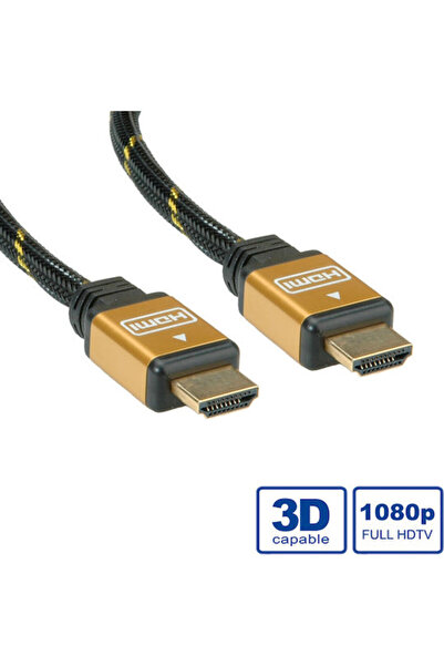Roline Καλώδιο HDMI 1.4 Υψηλής Ταχύτητας 1080p 120Hz HDMI Αρσενικό - HDMI Αρσ...