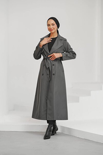 MOT Lined Waterproof Long Trench Coat
