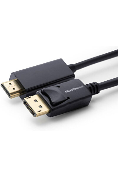 MicroConnect Καλώδιο DisplayPort αρσενικό - HDMI αρσενικό 1.5μ Μαύρο (MC-DP-H...