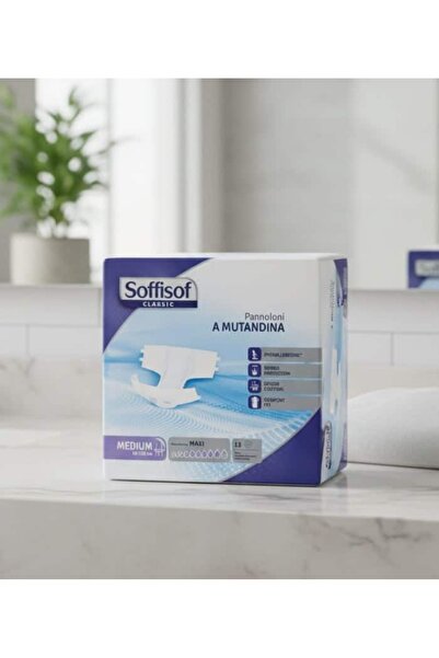 Soffisof Soffy Soff Medical Diapers for Seniors Size – M
