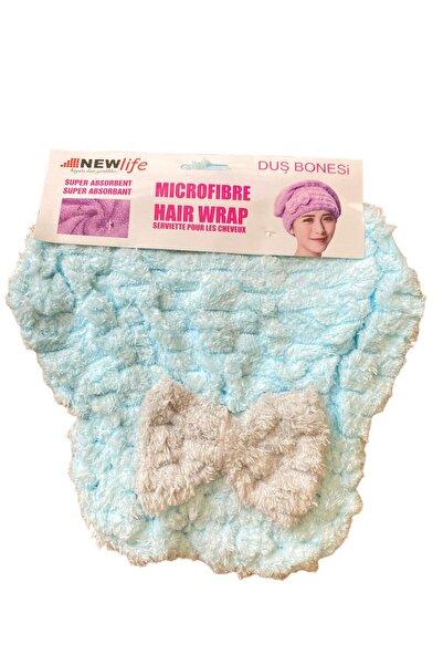 New Life Ribbed Microfiber Shower Cap