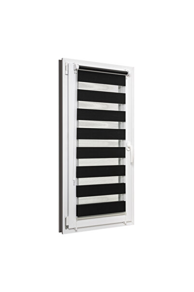 Lumino Rulou Jaluzea Zi și Noapte Universal 40x150 cm, Culoare Negru, Instala...