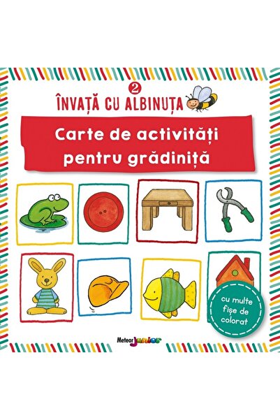 Meteor Press Invata cu albinuta Vol.2: Carte de activitati pentru gradinita -...