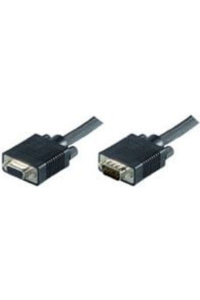 MicroConnect Καλώδιο VGA αρσενικό σε VGA αρσενικό, Μαύρο, 1μ (MONGH1B)