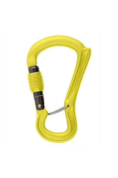 DMM Ceros Carabină de alpinism cu blocare prin înșurubare, Verde lime