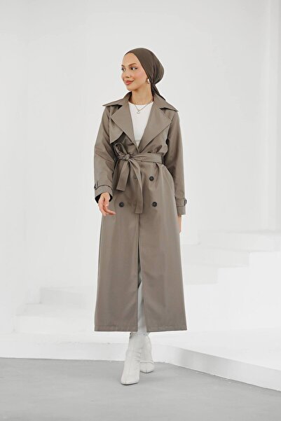 MOT Lined Waterproof Long Trench Coat