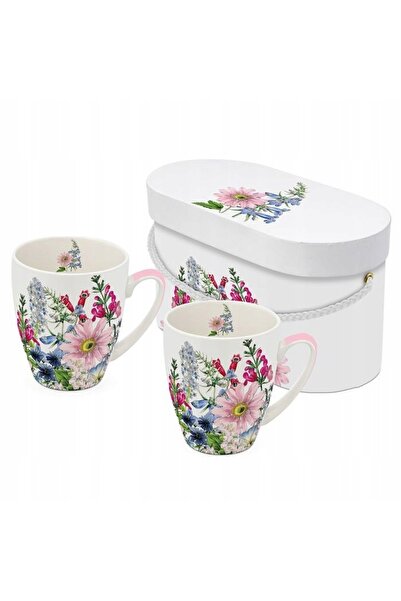 ppd Set de 2 căni (350 ml) Garden într-o cutie decorativă