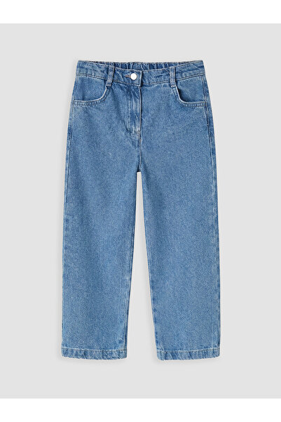LC Waikiki Two Mt Shop Quality Blue Elastic Waist Girls' Jean Pants