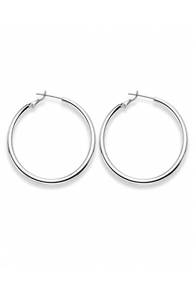 CHARMLUCKY Steel Ring Earrings-5Cm