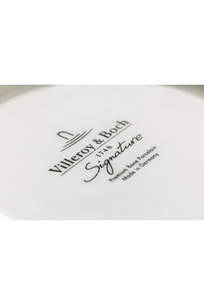 like. by Villeroy & Boch Farfurie de desert Villeroy 16cm clasică albă cu bor...