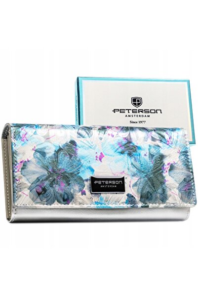Peterson Portofel elegant de damă din piele, cu protecție RFID, capacitate ma...