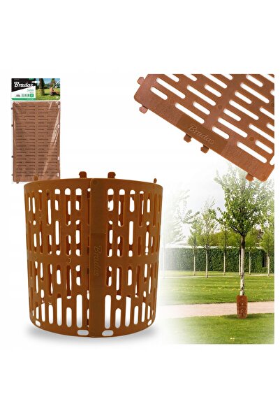 Bradas 5x Coș de protecție pentru trunchi de copac 20 x 33 cm Husă de protecț...