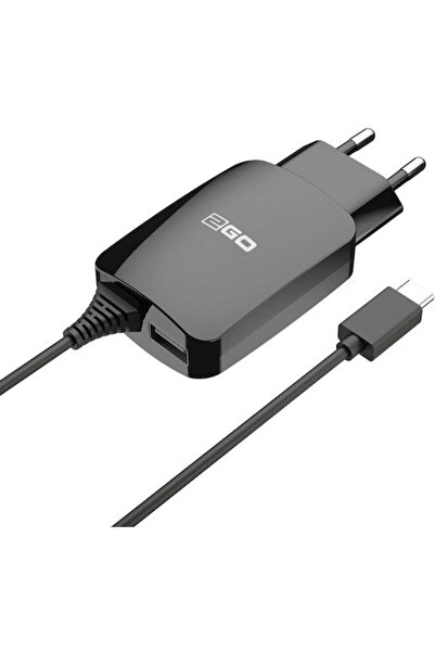 2go Φορτιστής με ενσωματωμένο καλώδιο με θύρα USB-A Lightning Μαύρο (797167)