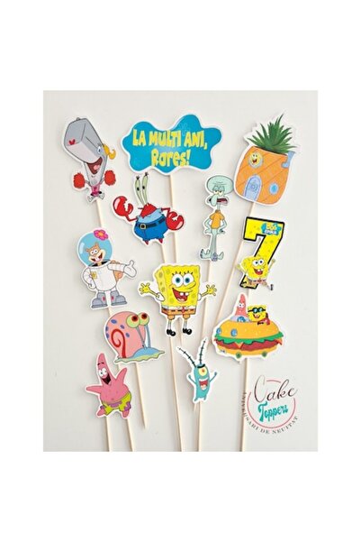 Aniversari de Neuitat Set de toppere Sponge Bob