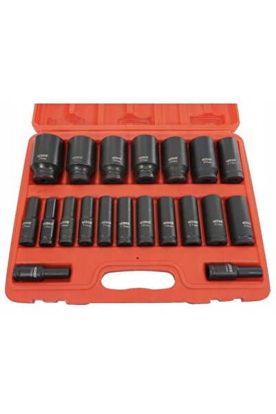 VERKE BLOWN NUTS Set de chei tubulare lungi 1/2 " BLOWN NUTS Chei tubulare 10-38