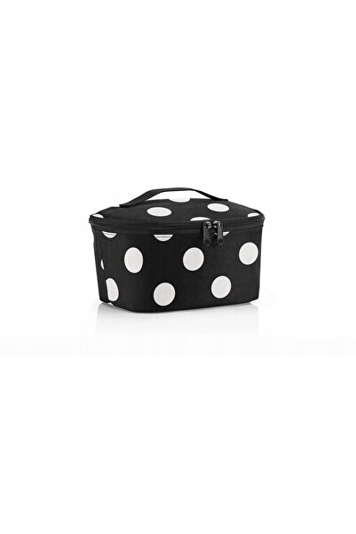 Reisenthel Geantă termică Coolerbag S Pocket Dots albă