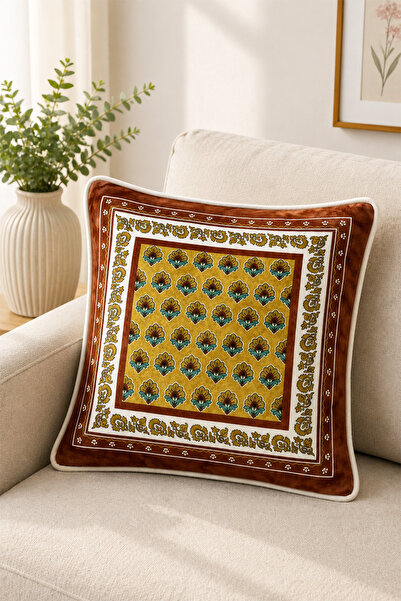 DEKOMOD 1 Pcs Digital Printed Decorative Double-Sided Color Pattern Throw Pil...