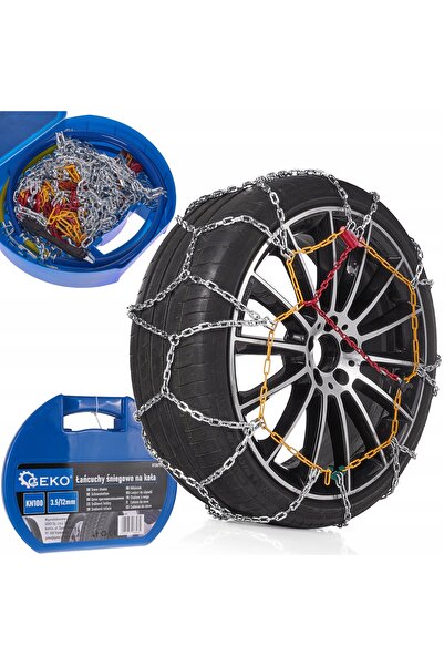 GEKO Lanțuri de zăpadă auto pentru roți de până la 255mm KN100 3.5/12MM