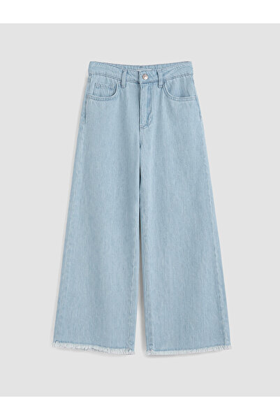 LC Waikiki Two Mt Shop Quality Indigo Wideleg Girls' Jean Pants