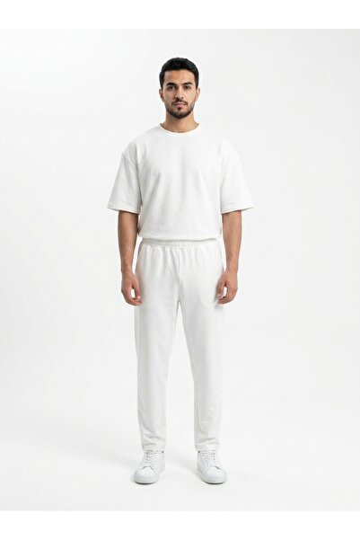 ZAVIXO Set de pantaloni și tricou cu mânecă scurtă pentru bărbați, cu 2 fire,...