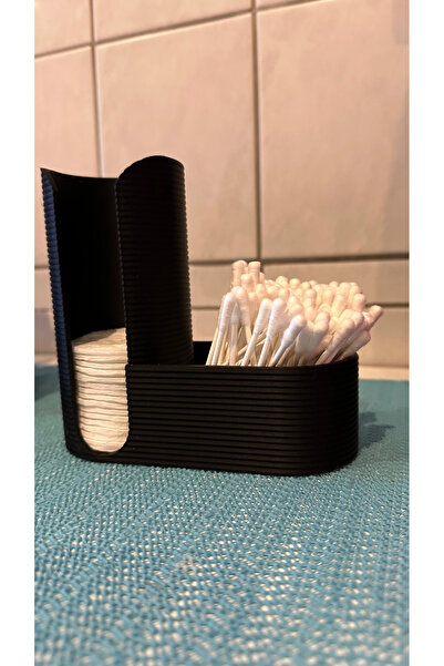 DU&ER Cotton and Ear Swab Organizer Makeup Pad Cotton Swab Holder Bathroom Or...