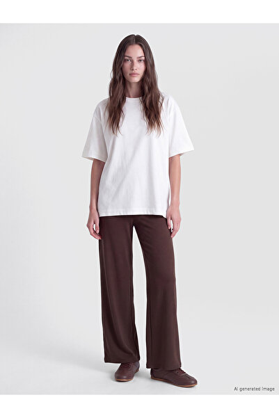 LC Waikiki Lcw modest brown soft touch women's sweatpants
