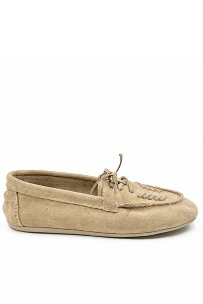 İX Alessa Loafer Women's Genuine Suede Leather Non-Slip Thermal Sole Loafer S...