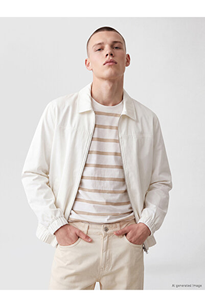 LC Waikiki سترة رجالية من XSIDE Ekru Relax Fit Gabardin
