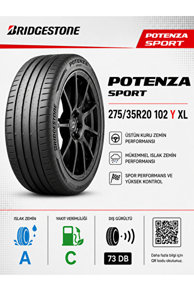 275/35R20 102 Y XL POTENZA SPORT 2025 TARİH