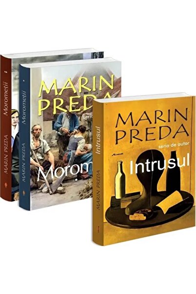Cartex Pachet 3 carti: Marin Preda. Intrusul + Morometii Vol.1 + Vol.2 - Mari...