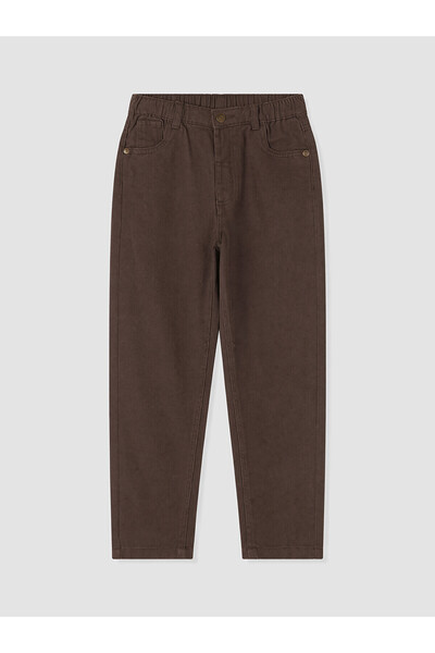 LC Waikiki Lcw Kids Brown Boys Gabardine Trousers