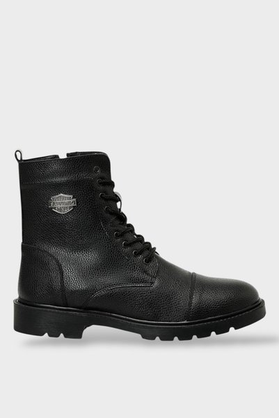 Jagulep Postal Zippered Men's Boots Black