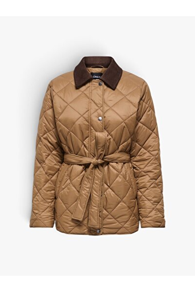 ONLY ONLTAHIA LW CORD MIX JACKET CC OTW Jachetă maro pentru femei - O15373692