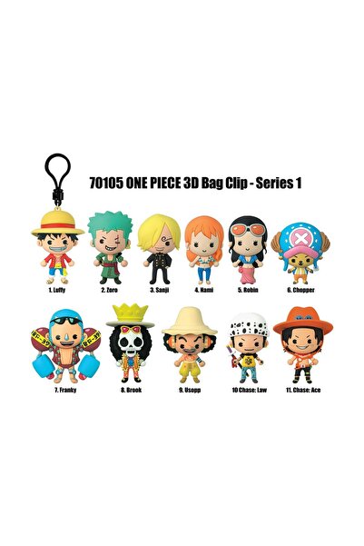 Monogram International Monogram: One Piece (Series1) 3D Foam Bag Clips Figure...