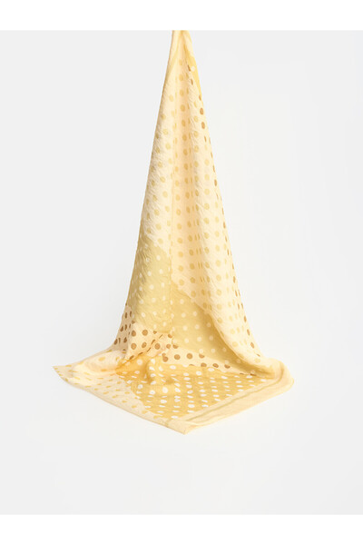 LC Waikiki Lcw Modest Mixed Voile Polka Dot Women's Shawl with Nevavm Difference