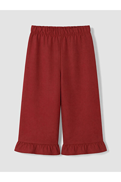 LC Waikiki Two Mt Shop Quality Red Straight Standard & Regular Wide Leg Girls...