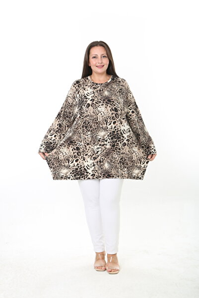 XL Modam Women's Printed Plus Size Tunic