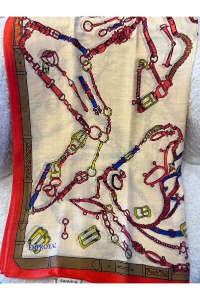 Emproyal Chain Pattern Tensel Shawl